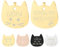 Uiopa Chapas para Gatos, Personalizado Etiquetas de Identificación de Acero Inoxidable para Gato Chapa Perro Grabada, Placa Perro Grabada para Collar Gato Perro Mascota (Dorado, Pequeño)