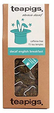 Tea Pigs, Decaf English Breakfast, (1 Pack of 15 Temple Tea Bags