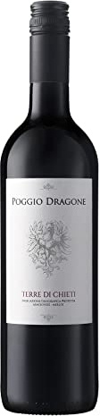 Vino Rosso Merlot-San Giovese Poggio Dragone Terre di Chiedi IGP ml 750