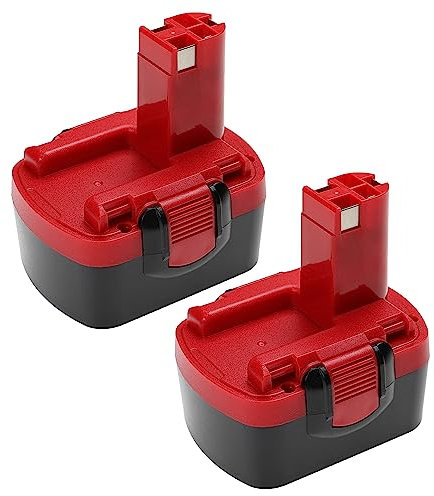 vhbw 2x batteria sostituisce Bosch 2 607 335 275, 2 607 335 264, 2 607 335 263, 1617S0004W per utensile elettrico (2500 mAh, NiMH, 14,4 V)