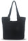 Erhuoxz Stroh-Umhängetasche für Damen, handgewebte Tragetasche Sommer Strandtasche Rattan Handtasche, Boho Tasche, Schwarz