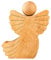 Engel Figur aus Holz, Holzengel Dekofigur, Geldgeschenk für Jungen und Mädchen, Schutzengel Figur, Deko Engel, Verpackung für Geldgeschenke, Holzfiguren Glücksbringer, Holzdeko Engelfigur