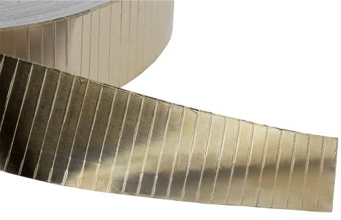 AIXONTEC 3 m 35x4,5 mm SLIM Kupferbandstreifen Kupfer Abschirmband Kupferfolie ca. 660 Fixierung Kabel Kupfer Geflechts copper foil tape beidseitig leitfähig einseitig selbstklebend 3 Meter