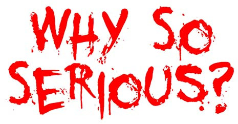 Warum so ernst Aufkleber für Auto - Lustiges Auto-Styling Fahrzeug Reflektierende Aufkleber,wasserdichte Aufkleber für Auto, LKW, Motorrad, Fenster, Stoßstange, Wand,