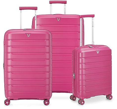 Roncato B-Flying Kofferset (Großer, Mittelgroßer, Kabinen) Magenta