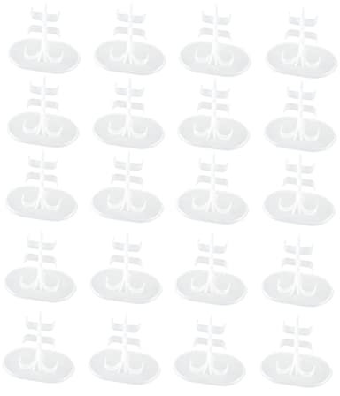 ibasenice 20st Puppenständer Puppenhalterung Puppenhalter Stehen Mädchenpuppen 4-Zoll-Puppen Puppe Stehen Klar Puppe Steht 11 Zoll Vitrine Für Puppen Kind Spielzeug Modellständer Plastik