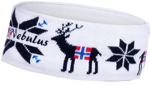 Nebulus Unisex Stirnband BORDY, stylisches Stirnband, warm und kuschelig, weiß - onesize