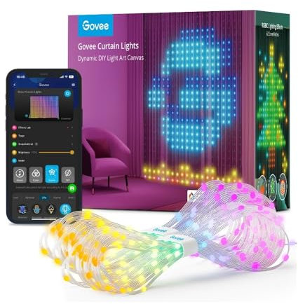 Govee - WiFi & Bluetooth Curtain Lights