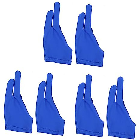 GLEAVI 6 Stk tablet handschuh zeichenhandschuh artist glove drawing glove antifouling handschuh selbstbräuner handschuh handschuhe Künstlerhandschuh mit Fingern digitales Tablet
