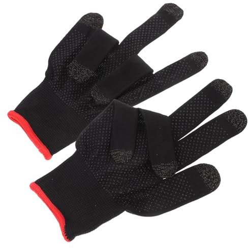Veemoon 1paar Touchscreen Gaming-handschuhe Für Mobilgeräte Anti-sweat Fingerhandschuhe Für Gamer Elastisches Und Rutschfestes Design Geeignet Für Männer Und Frauen Langlebig Und
