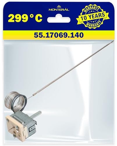Thermostat für Backofen 299°C mit dem Originalcode 8032828 8040983 für Amica 55.17069.140 für Ego - Garantie 10 Jahre - MONTERAL