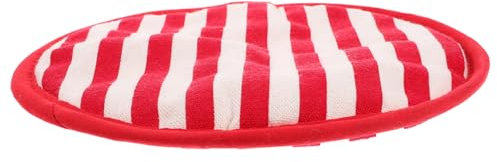 WATIIFUFU Runde Baumwoll-platzmatte Für Töpfe Isolierte Unterlage Für Küche Stilvolle Rote Schützend Gegen Hitze Und Kratzer Für Esstische Und Küchenarbeitsplatten