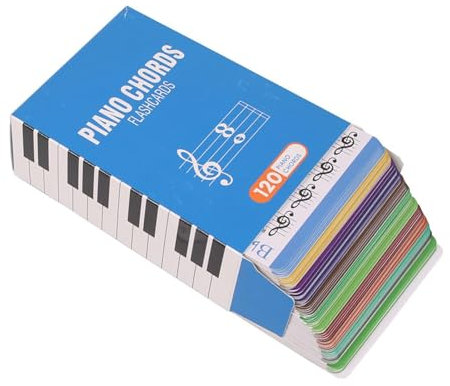 Mlllokfki Note Reading Flash Cards, Fun Music Note Cards, Beginners Piano, Electric Piano Chords Chart, Music Learning Flash Cards, Note Recognition Tools for Musicians or Beginners
