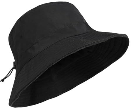 TAGVO Cappello da Pescatore Impermeabile Uomo Invernale Fuzzy Cappello Pescatore Reversibile Bucket Hat Donna Pieghevole Caldo Cappello da Pioggia- Regolabile