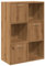 vidaXL Bücherschrank Artisan-Eiche 60,5x30x90 cm Holzwerkstoff, Bücherschrank, Bücherständer, Regal, Lagerregal, Aktenregal, Bücherablage, Standregal