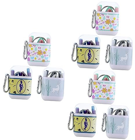 MAGICLULU 9 Juegos pajita reutilizable palhinhas reutilizaveis reusable straw Pajita de yogurt portátil plegable s portátiles para bebidas de silicona