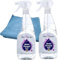 White Vinegar Cleaning Spray Bundle With 2x Stardropss White Vinegar Spray 750ml Bottle & Microfiber Cleaning Cloth