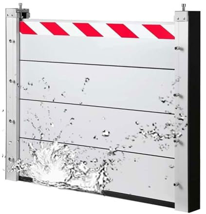 YXCMD Wiederverwendbar Überschwemmungsschutz Mauer Hochwasserschutz Bei Türen Hochwasserschutz Für Kellerfenster Wasserdichtes Gerät(60x20cm)