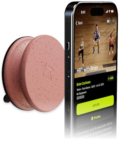 MirrorPlay Ventosa Movil, Soporte Magnetico Movil Coche, Espejo Ducha, Soporte Magsafe Compatible con iPhone, Android y Tablets, Ideal para Fitness, Yoga, Selfies, Padel, Incluye Anillo Adaptador