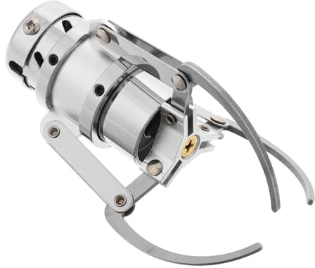 Metallklaue für Greifautomaten, Kleiner Greifer Ersatzteil | Eisenklemme, Silberne Ausführung, 1 Stück, für Automaten und Schlüsselanhänger Preise, Stabiler Lauf