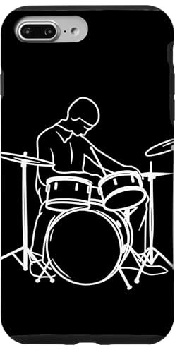 Batterie Sketch Music Band Coque pour iPhone 7 Plus/8 Plus