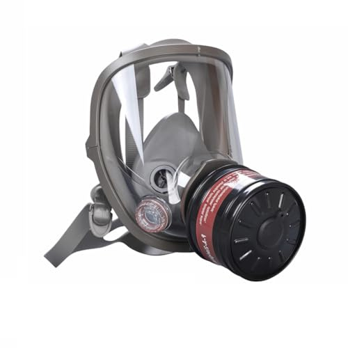 Agwuoetr Gasmasken Survival Nuklear und Chemie Gasmaske mit 40mm Aktivkohlefilter Vollmaske
