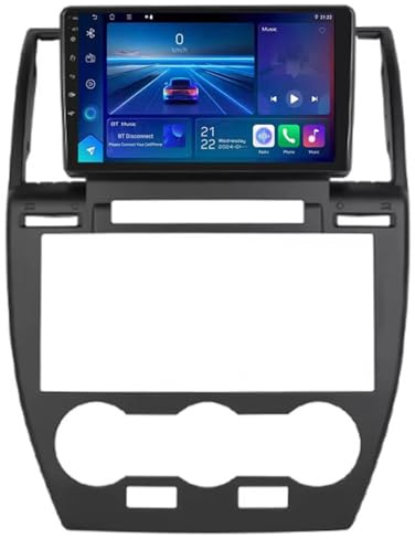 Reproductor Multimedia de Vídeo con Radio para Coche Android 15, Radio con Pantalla Táctil de 9 Pulgadas para Land Rover Freelander 2 2007-2012 Accesorios para Coche Plug,HM601
