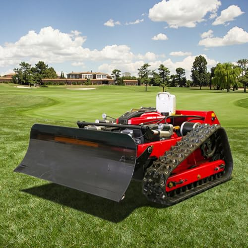 Tosaerba telecomandato a 60°, pendenza a 60°, 4WD All-Terrain, altezza di taglio regolabile, telecomando per casa, golf e prato del parco