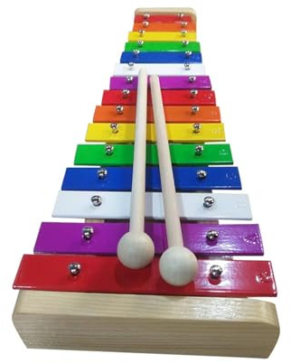 kesurpae Xylophon mit 15 Tönen für Glockenspiel – Einführung in die Musik für Kinder – Förderung von Interesse und Liebe zur Musik – Professionelles Xylophon mit 15