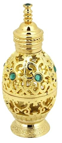 JOINPAYA Ananas Ätherisches Öl Flasche aus Glas und Legierung 10ml Gold Nachfüllbar Parfümbehälter für Reisen und Glasart Sammlung