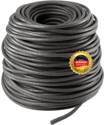 Gedotec Cordone sigillante per giunti PROFI | Nastro sigillante per giunti tondo in PE per il riempimento di sigillanti per giunti | 10 Metri | Guarnizione Ø 6 mm | 1 Pezzo