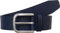 BRAX Herren MASTERPIECE Büffelleder uni Schließe American Silver Gürtel,, per pack Blau (navy 22), 95|#95|#675 (Herstellergröße: 95)
