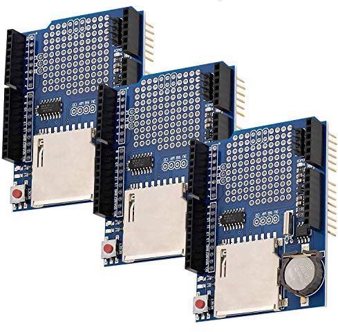 AZDelivery 3 x DatenLogger Modul Data Recorder Shield kompatibel mit Arduino inklusive eBook