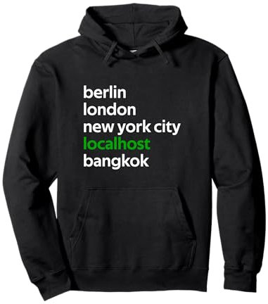 Hacking Cities Localhost Hacker Pullover Hoodie
