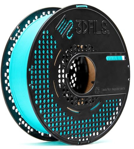 3DFILS PLA-Filament für 3D-Drucker, Neat Winding esFil MAX: 1,75 mm, 1 kg, Türkis