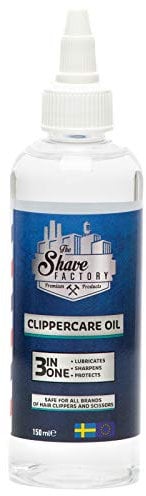 The Shave Factory® Clipper Oil 3-in-1 150 ml | Machine Oil | Care for Your Hair Trimmer
