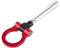 Shipenophy Gancio di traino durevole anello di gancio in metallo per risparmiare tempo professionale per stile JDM(red)
