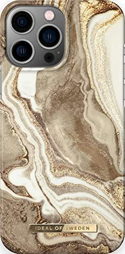 iDeal Of Sweden Fashion Case iPhone 13 Pro Max Golden Sand Marble