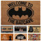 DONATELLA Felpudo Coco Dibujo con Base Antideslizante de PVC - 40x70 cm, Batman
