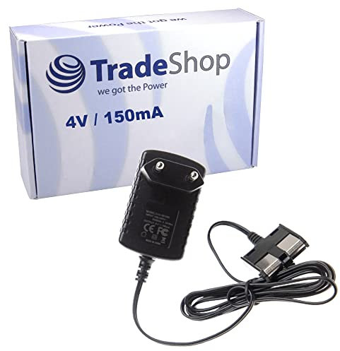 Trade-Shop 4V 150mA Netzteil/Ladegerät/Ladekabel kompatibel mit Siemens Gigaset E560 C34 A34 A24 S820 AS18 A14 AL28 AS300 AP18 A16 A160 A165 A380