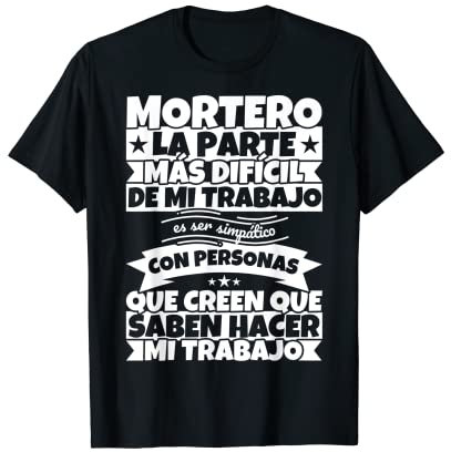 mortero divertido la parte Camiseta