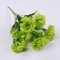 Künstliche Blumen aus Kunststoff, 11 Kopf Nelke, künstliche Nelken, Dianthus Caryophyllus Bouquet Dekor, Grün