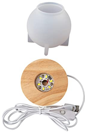 VILLCASE Glühbirne Form Set Dekorative Nachtlicht Form Holz Stopper für Handwerk