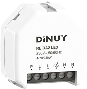 Regler RLC+LED mit DALI/DALI Eingang 2Dinuy RE DA2 LE3