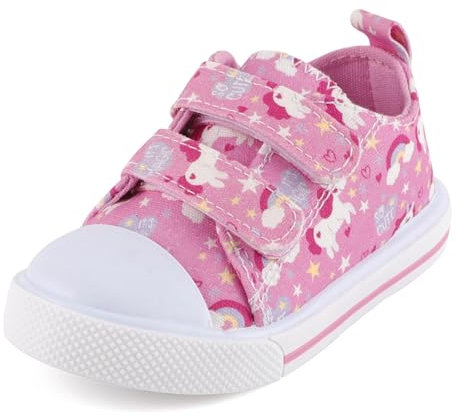 Cheerful Mario 1-5 Année Basket Bebe Fille Platform Chaussures enToile pour Fille Petits Modèle Mignon Licorne Rose 21 EU