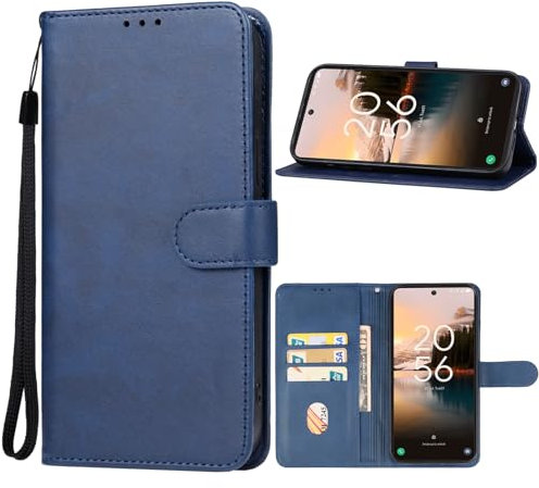 Custodia Compatibile con TCL 40 NXTpaper 4G / TCL 50 SE T611B display 6.78 NON con 5G COVER stand flip LIBRO gel PORTAFOGLIO Protezione schermo magnetica eco pelle porta carte vano card (Blu)