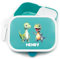 Geschenkfreude Personalisierte Campus Bento Box Brotdose für Mepal Dinosaurier Kinder - Lunchbox Kinder mit Trennwand Name, Kindergarten, Schule - Alles für den Schulanfang - Brotdose mit Namen