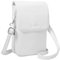 befen Genuine Leather Crossbody Phone Bag for Ladies Small Womens Cross Body Bag White Shoulder Bags for Girls with Adjustable Strap