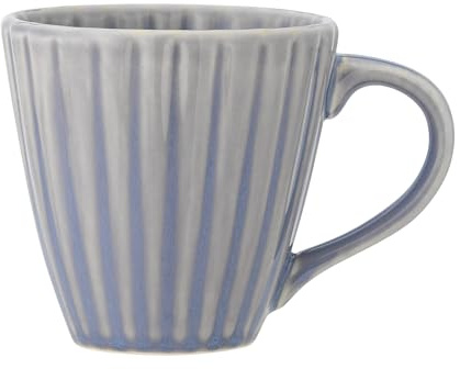 Bloomingville Latina Becher, Steingut, D8,5xH8,5 cm, 220 ml (Hellblau)