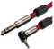 Cavo audio schermato M~ni jack da 3,5 mm a stereo da 6,35 mm compatibile con PC AMP Sound Mixer da 3,5 a 1/4quot;Cavo TRS Jack AUX 1M 2M 3M 5M 8M(L3.5-6.3,0.75meter)
